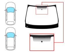 Parabrisas Renault Megane 2008-2012 5 puertas / familiar / delantero / verde / acustico / con base espejo
