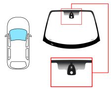 Parabrisas Renault Scenic / grand scenic 2006-2009 delantero / reflectante / acustico / con base espejo / con sensor