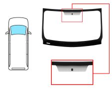 Parabrisas Renault Trafic 2001-2007 delantero / reflectante / con base espejo a 10 cm del borde