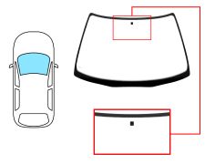 Parabrisas Rover 600 1993-2000 4 puertas / delantero / verde / con base espejo