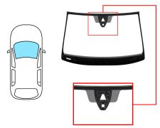 Parabrisas Seat Ateca 2016-2020 delantero / verde / acustico / con sensor / con soporte camara / molduras premontadas
