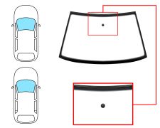 Parabrisas Seat Ibiza 1997-1999 3/5 puertas / delantero / incoloro / con base espejo / molduras premontadas