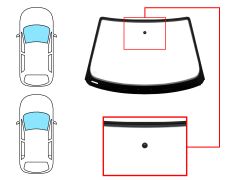 Parabrisas Seat Ibiza 2002-2006 3/5 puertas / delantero / verde / con base espejo / molduras premontadas
