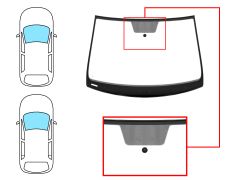 Parabrisas Seat Leon 2012-2017 3/5 puertas / familiar / delantero / verde / con base espejo / molduras premontadas