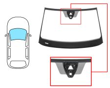Parabrisas Seat Leon 2020-> 5 puertas / familiar / delantero / verde / acustico / con sensor / con soporte camara / molduras premontadas