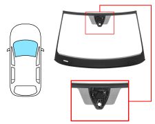 Parabrisas Seat Leon 2020-> 5 puertas / familiar / delantero / verde / acustico / con sensor / molduras premontadas