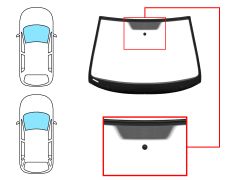 Parabrisas Skoda Octavia 2004-2009 5 puertas / familiar / delantero / verde / con base espejo / molduras premontadas