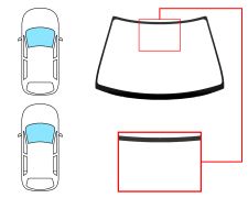 Parabrisas Subaru Impreza 1993-2000 4 puertas / familiar / delantero / verde