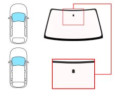 Parabrisas Suzuki Grand Vitara 1998-2001 3/5 puertas / delantero / bronce / con base espejo