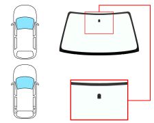 Parabrisas Suzuki Grand Vitara 1998-2001 3/5 puertas / delantero / verde / con base espejo / sin serigrafia