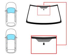 Parabrisas Suzuki Grand Vitara 2013-2015 3/5 puertas / delantero / verde / con base espejo