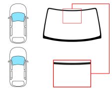 Parabrisas Suzuki Ignis 2000-2003 3/5 puertas / delantero / verde