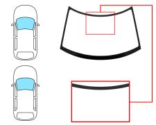 Parabrisas Suzuki Swift 2007-2010 3/5 puertas / delantero / verde