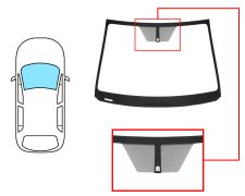 Parabrisas Suzuki Sx4 S-Cross 2016-2021 delantero / con base espejo / verde