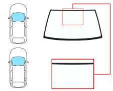 Parabrisas Suzuki Vitara 1988-1997 3/5 puertas / delantero / verde