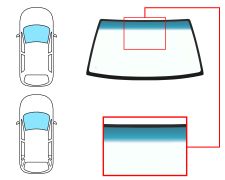 Parabrisas Suzuki Vitara 1997-1999 3/5 puertas / delantero / verde banda azul