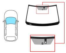 Parabrisas Suzuki Vitara 2015-2020 delantero / verde / acustico / con base espejo / con sensor
