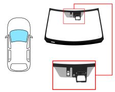 Parabrisas Suzuki Vitara 2020-2024 delantero / verde / acustico / con base espejo / con sensor / con soporte camara