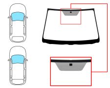 Parabrisas Toyota Avensis 2006-2008 4/5 puertas / familiar / delantero / verde / con base espejo