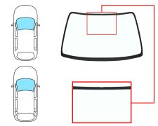 Parabrisas Toyota Carina 1992-1997 4/5 puertas / familiar / delantero / azul