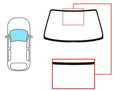 Parabrisas Toyota Celica 1994-1999 coupe / cabrio / delantero / azul