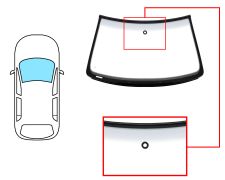 Parabrisas Volkswagen Bora 1997-2005 3/5 puertas / familiar / delantero / verde banda gris / con sensor / molduras premontadas