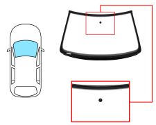 Parabrisas Volkswagen Bora 1997-2005 3/5 puertas / familiar / delantero / verde / con base espejo / molduras premontadas