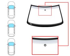 Parabrisas Volkswagen Golf iv 1997-2004 3/5 puertas / familiar / delantero / verde banda gris / con sensor / molduras premontadas
