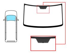 Parabrisas Volkswagen Lt 1995-2006 cabina alta / delantero / incoloro / con base espejo