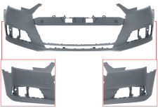 Parachoques Audi A4 2015-2019 delantero / con lavafaros / imprimado