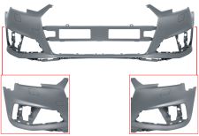 Parachoques Audi A4 2018-2019 delantero / modelo s-line / con lavafaros / imprimado
