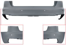 Parachoques Audi A4 2019-2024 trasero / sedan / modelo s-line / con sensor / imprimado
