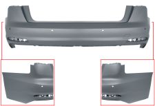 Parachoques Audi A6 2019-2023 trasero / sedan / con sensor / imprimado