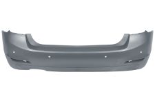 Parachoques Bmw Serie 3 (f30) 2012-2015 trasero / sedan / escape doble izquierdo / modelo 325-328-330 / basis / con sensor / imprimado