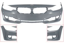 Parachoques Bmw Serie 3 (f30-f31) 2012-2015 delantero / modern / sport / luxury / con sensor / con park assist / imprimado
