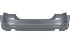 Parachoques Bmw Serie 5 (f10) 2013-2016 trasero / sedan / escape doble / basis / con sensor / imprimado