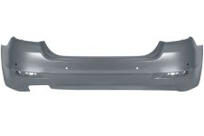 Parachoques Bmw Serie 5 (f10) 2013-2016 trasero / sedan / escape izquierdo / basis / con sensor / imprimado