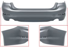 Parachoques Bmw Serie 5 (g30) 2016-2020 trasero / sedan / escape doble / imprimado