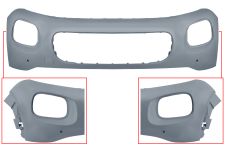 Parachoques Citroen C3 Aircross 2017-2020 delantero / superior / con 2 sensor imprimado