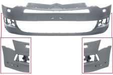 Parachoques Citroen C5 2008-2018 delantero / con lavafaros / imprimado