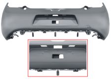 Parachoques Citroen Ds3 2010-2016 trasero / imprimado