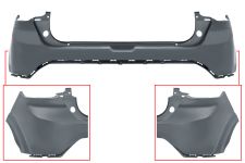 Parachoques Dacia Sandero 2020-> trasero / superior / imprimado