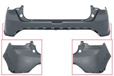 Parachoques Dacia Sandero 2020-> trasero / superior / modelo stepway / imprimado