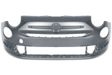 Parachoques Fiat 500 2015-2024 delantero / con agujeros molduras / imprimado