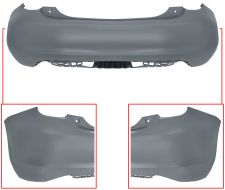Parachoques Fiat 500E 2020-> trasero / imprimado