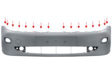 Parachoques Ford Focus 1998-2001 delantero / modelo ghia / imprimado