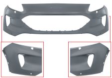 Parachoques Ford Kuga 2019-2024 delantero / con lavafaros / con sensor / imprimado