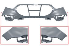 Parachoques Ford Transit Custom 2018-2023 delantero / superior / imprimado