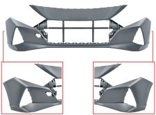 Parachoques Hyundai I20 2020-> delantero / imprimado