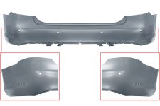 Parachoques Mercedes Clase E (w212) 2013-2016 trasero / sedan / con agujero moldura / con sensor / imprimado